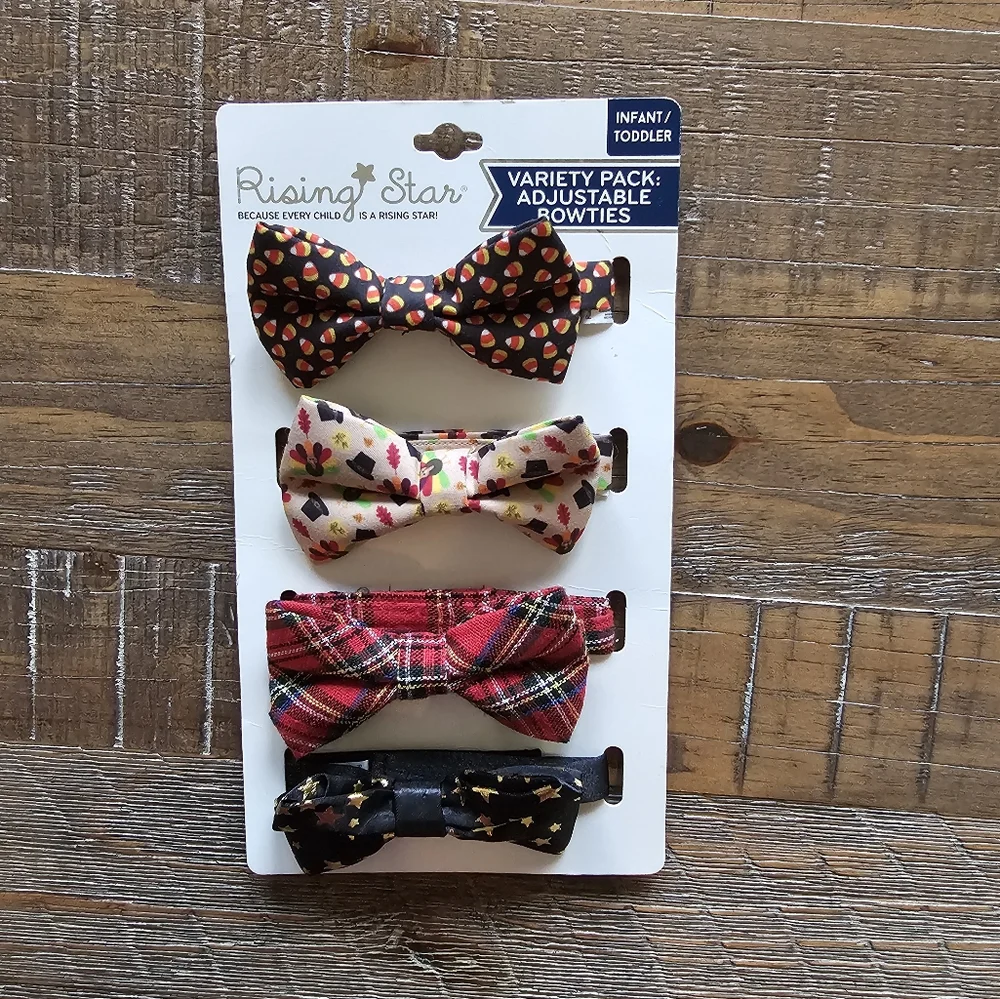Rising Star Kids Bow Tie Variety Pack - Multicolor